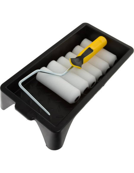 Kit de Rodillo Mini Coral 43401 - 8 Piezas, 500ml, Espuma Kit de Rodillo Mini Coral 43401 - 8 Piezas, 500ml, Espuma