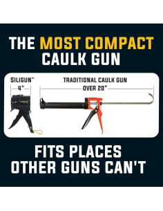Pistola de Calafateo Compacta SILIGUN Gen-3 310ml Sin Goteo 2