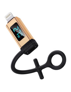 Adaptador USB C a Lightning PZOZ 27W con Pantalla LED