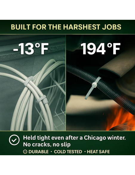 Bridas Transparentes Nirah 10 cm - 100 Piezas, 8.16 kg Resistencia