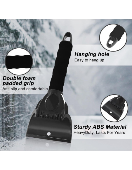 Raspador de Nieve y Hielo Rest-Eazzzy con Mango de Espuma