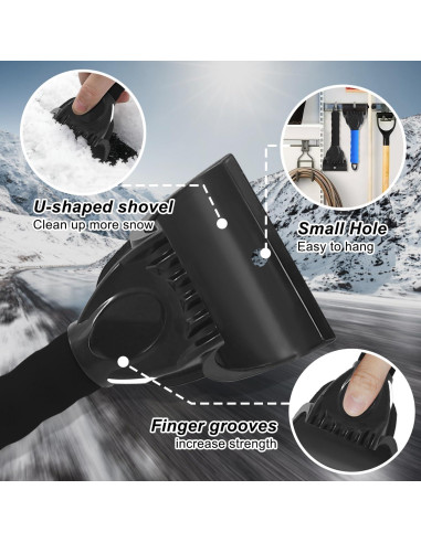 Raspador de Nieve y Hielo Rest-Eazzzy con Mango de Espuma