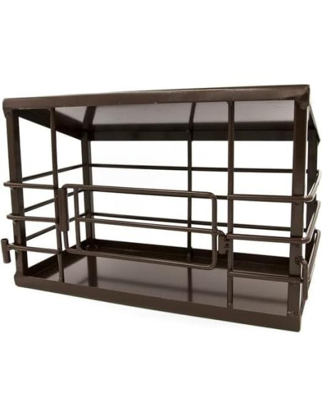 Colección Granja Little Buster - Establo Metal con Vaca y Ternero Red Angus