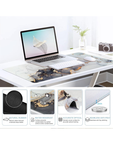 Set de Alfombrillas Ergonómicas iCasso 4 en 1 Mármol Gris