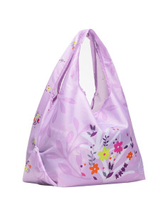 Bolsa de Compras Reutilizable Blueberry Pet Floral Lavanda 22.68 kg