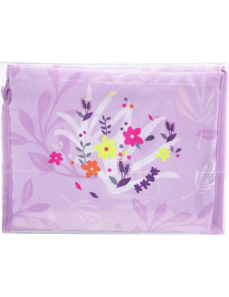 Bolsa de Compras Reutilizable Blueberry Pet Floral Lavanda 22.68 kg