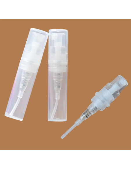 30 Mini Botellas Spray Plásticas 2ml CNHDCT Transparentes