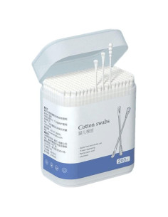 Bastones de Algodón para Bebés Kisangel 200 Pcs Limpiadores