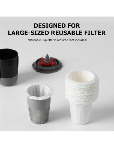 Filtros de café desechables Fanativita para K-Carafe 100 unidades