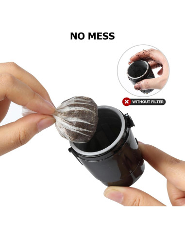 Filtros de café desechables Fanativita para K-Carafe 100 unidades