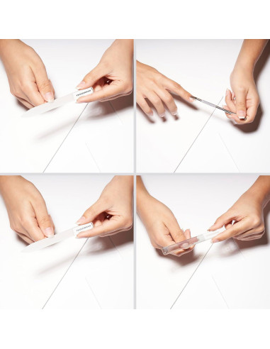 Juego de Manicura de Vidrio Tweezerman - Cortauñas, Lima y Pulidor