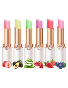 Set de 6 Pintalabios de Gel BestLand - Cambio de Color y Hidratante