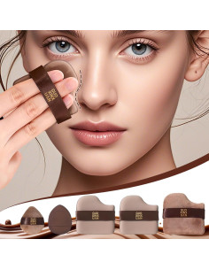 Set de 12 Esponjas de Maquillaje Viuvoiul - Puff para Base y Polvo 2