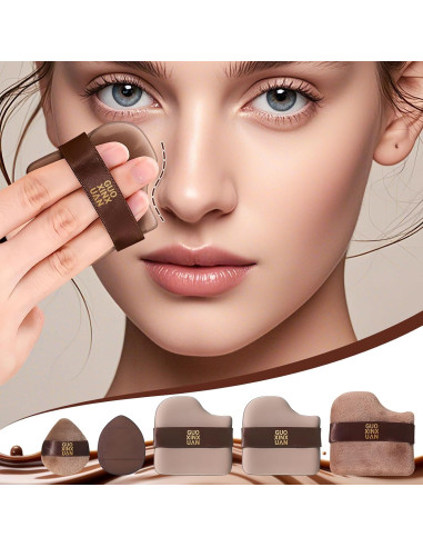 Set de 12 Esponjas de Maquillaje Viuvoiul - Puff para Base y Polvo