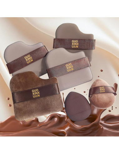 Set de 12 Esponjas de Maquillaje Viuvoiul - Puff para Base y Polvo