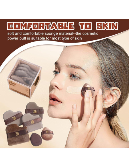 Set de 12 Esponjas de Maquillaje Viuvoiul - Puff para Base y Polvo
