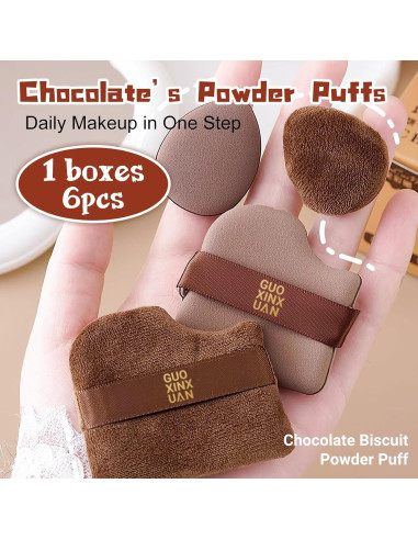 Set de 12 Esponjas de Maquillaje Viuvoiul - Puff para Base y Polvo