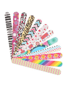 12 Limas de Uñas Coloridas YIMICOO 150/150 Doble Cara 17.78 cm