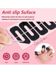 150 Protectores de Esmalte de Uñas Oruola - Barrera de Láttex 2