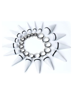 Kit de Estiramiento de Orejas CABBE KALLO 32 PCS 00G 24mm