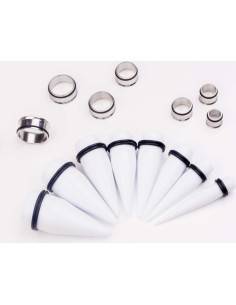 Kit de Estiramiento de Orejas CABBE KALLO 32 PCS 00G 24mm 2
