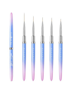 Conjunto de Pinceles para Uñas Makartt 5 Piezas 7-25mm