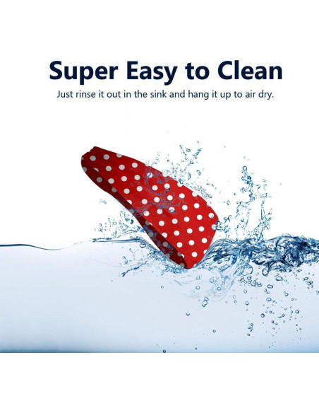 Banda para la cabeza deportiva SZBKRHN lunares rojos absorbente