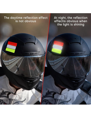 Juego de 60 Pegatinas Reflectantes GAQWOK - Cinta de Seguridad