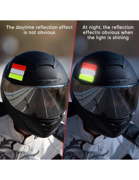 Juego de 60 Pegatinas Reflectantes GAQWOK - Cinta de Seguridad