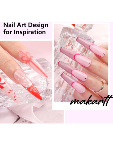 Conjunto de Pinceles para Uñas Makartt 5 Piezas 7-25mm