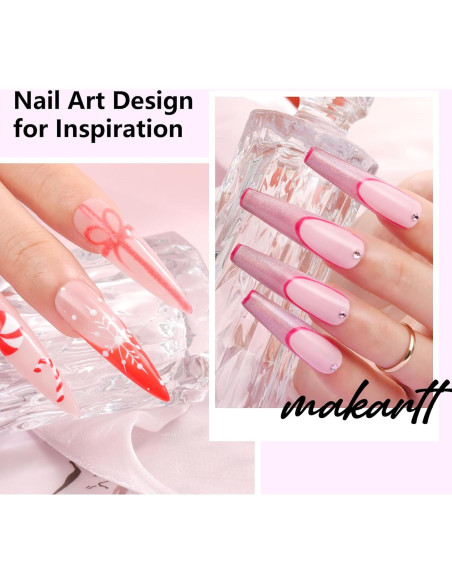 Conjunto de Pinceles para Uñas Makartt 5 Piezas 7-25mm