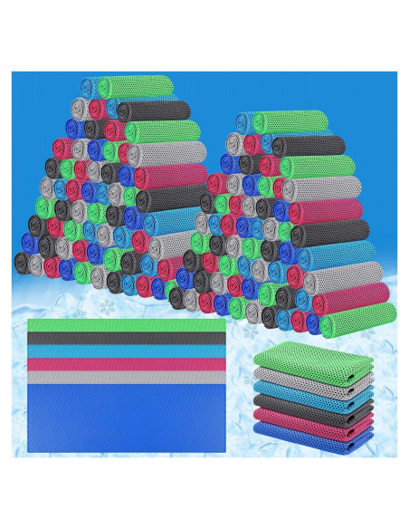 Toallas Enfriadoras Shellwei 150 Pcs 80x30 cm Microfibra