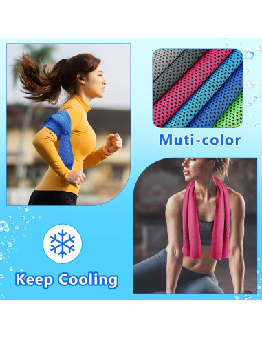 Toallas Enfriadoras Shellwei 150 Pcs 80x30 cm Microfibra