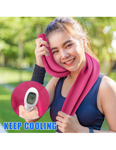 Toallas Enfriadoras Shellwei 150 Pcs 80x30 cm Microfibra