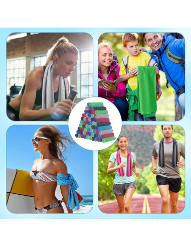 Toallas Enfriadoras Shellwei 150 Pcs 80x30 cm Microfibra