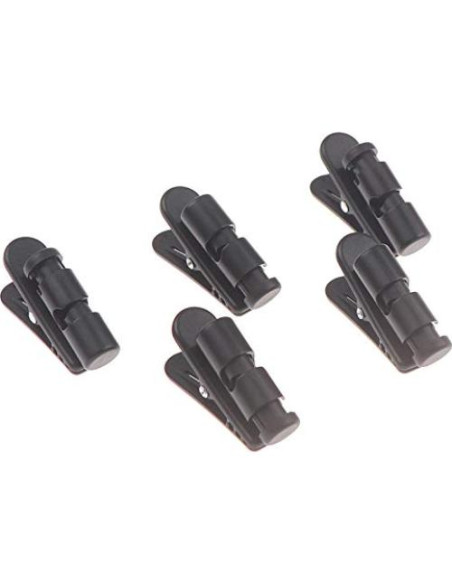 10 Abrazaderas de Cable de Auriculares Negro Jarrod I. Rodriguez