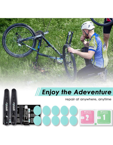 Kit de Reparación de Neumáticos de Bicicleta SPINGO SG-TR