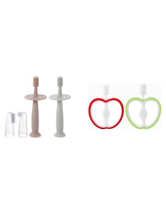 Cepillo de Dientes para Bebés PandaEar - Paquete de 2 Silicona