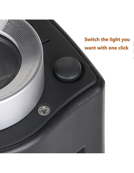 Lupa de Joyería JEYUME 30X con 6 LEDs Recargable Lupa de Joyería JEYUME 30X con 6 LEDs Recargable