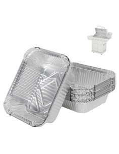 Forros de Goteo de Aluminio BQMAX para Nexgrill 20 Piezas