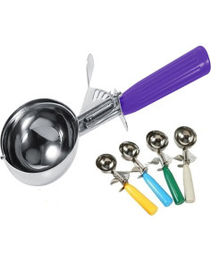Set de 3 cucharas para helado Leadigol - Acero inoxidable 2