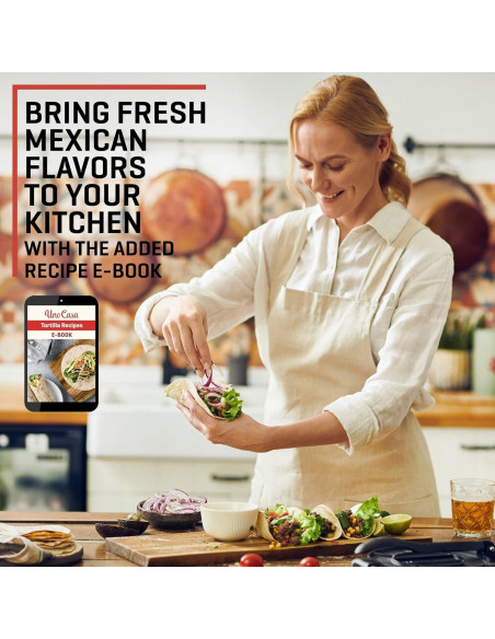 Prensa para Tortillas de Hierro Fundido Uno Casa 20 cm