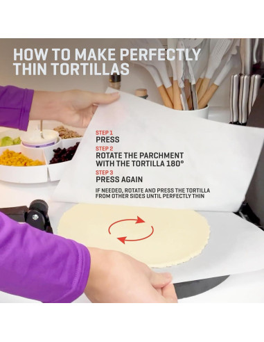 Prensa para Tortillas de Hierro Fundido Uno Casa 20 cm