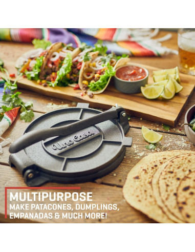 Prensa para Tortillas de Hierro Fundido Uno Casa 20 cm