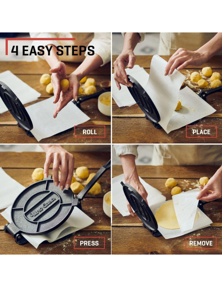 Prensa para Tortillas de Hierro Fundido Uno Casa 20 cm