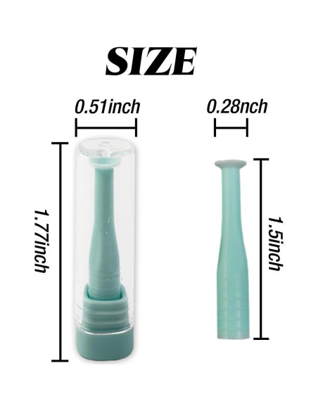 15 Removedores de Lentes de Contacto ROYHOO Silicona Verde