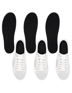 3 Pares de Plantillas Antideslizantes Lavables para Zapatos