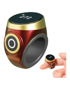 Contador de Dedo Silencioso Recargable IPX8 Genérico Rojo