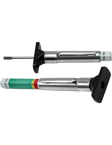 Juego de 4 medidores de profundidad de neumáticos ZUDKSUY - Codificados por colores