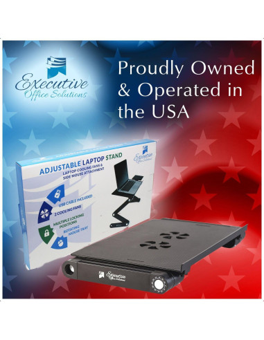 Escritorio Portátil Ajustable de Aluminio Oficina Ejecutiva